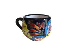 Talavera Mexican Pottery Coffee Tea Mug Cup Hand Painted Hecho en Mexico  picture