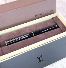 Authentic Louis Vuitton Jet Ligne Ballpoint Pen Black Lacquer with Case & Papers picture