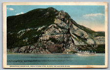 Postcard New York NY Steam Ship Breakneck Mountain from Strom King Hudson AD2 picture