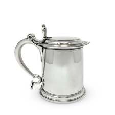 KDM Pewter Colonial Williamsburg Style Pewter Lidded Tankard picture