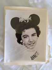 1955 vtg Annette Funicello Mickey Mouse Club photo Disneyland original Disney picture