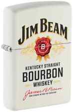 Zippo 48317, Jim Beam Kentucky Bourbon White Matte Lighter picture
