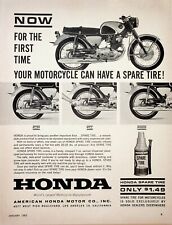 1963 Honda Motorcycle Spare Tire In A Can - Vintage Ad picture