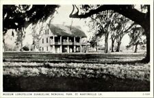 1930'S. ST. MARTINSVILLE, LA. LONGFELLOW-EVANGELINE MEMORIAL PARK. POSTCARD. picture