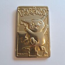 1999 Promo Pokémon Card - Pikachu - 23k Gold Plated - Vintage / Limited Edition picture