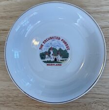 Vintage Enchanted Forest MD 5” Castle Collectible Souvenir Plate Saucer Dish picture
