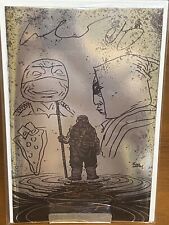 TMNT #150 EASTMAN FOIL VIRGIN 2x REMARQUE & 2x SIGNED by Escorza Brothers w COA picture