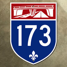 Quebec autoroute A-173 route marker road sign Canada 1972 freeway 15x20 picture