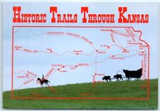 Postcard - Historic Trails Through Kansas picture