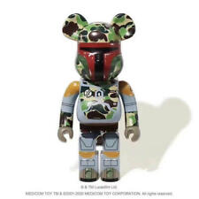 Be@rbrick Bape Star Wars ABC CAMO Boba Fett 1000% Bearbrick Medicom Toy picture
