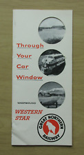 GN Great Northern 1955 WESTERN STAR Route Guide picture
