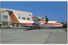 Postcard Airline CONTINENTAL EXPRESS DeHavilland DHC-7-102 Dash 7 AUC1. picture