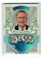 2016 Decision Money Card Ice Blue Foil Mitch McConnell Shredded US Currency picture