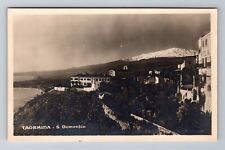 RPPC-Taormina Italy S Domenico, Antique, Vintage Postcard picture