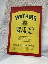 Vintage J Watkins First Aide Manual 1927 For Saving Livestock Losses Ex Cond  picture