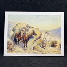 Frederics S. Remington “ The Apache, Circa 1891” Postcard With Envelope picture