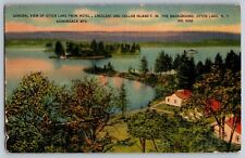 Otter Lake, New York - General View of Otter Lake from Hotel - Vintage Postcard picture