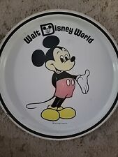 Walt Disney World Vintage 70s Mickey Mouse Tray 11 in GOOD CONDITION picture