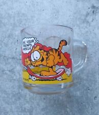 Vintage 1978 Garfield Coffee Mug Use Your Friends Wisely Odie McDonalds Glass picture