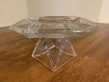 Retired Party-Lite Discover Faceted Dual Use Candle Holder Stand 6.25