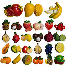 Fruit Fridge Magnets Colorful Fruit Resin Decorative Refrigerators Sticker Fruit picture