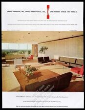 1958 modern chair sofa table photo Knoll Associates vintage print ad picture