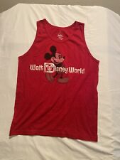 Vintage Walt Disney World Mickey Mouse Adult Tank Top Size Large picture