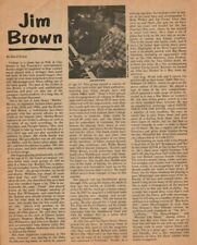 1976 Jim Brown Blues QT Piano Bar Polk & Clay St San Francisco - 1-Page Article picture