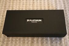 Platinum #3776 Century RHODIUM Fountain Pen Black Diamond F Nib PNB-18000CR#7-2 picture