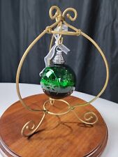 Waterford Crystal Green Ball Ornament Shamrock 2006 First Edition - In Box picture