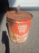 Phillips 66 Antique Lubricants 5 Gallon w/Handle Vintage Gas & Oil Spout Cap picture