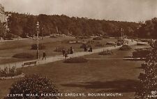 RPPC,Bournemouth,U.K.Pleasure Gardens,Centre Walk,Dorset,c.1909 picture