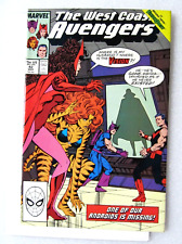 WEST COAST AVENGERS #42 1989 COPPER AGE MARVEL COMIC - VISION - BAG BOARD - NEW picture