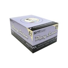 👧Blazy Susan 1 1/4 50 Pks Purple Rolling Papers 50 Papers Per Pack *FreeShippng picture