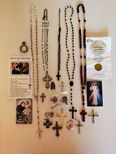 religious jewelry lot Antique, Rosarys  picture