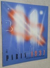 1937 Paris International Exposition Internationale Program picture