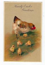 Early 1900's Easter Postcard Paul Finkenrath Series #7738 - Embossed picture
