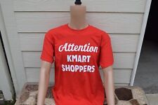 NEW Attention Kmart Shoppers Employee Tee T shirt  2XL  GILDAN HEAVY COTTON RED picture