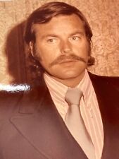 (Aj) Original Found Photo Photograph Snapshot Young Robert Wagner Mustache  picture