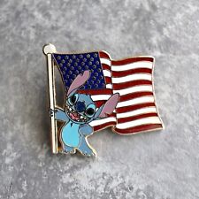 Disney Patriotic Stitch With American Flag 2008 Pin picture
