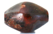 Rare Kushan Banded Eye Jasper Bead With Blood Point- 27 mm 10.4 g #L861 picture