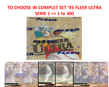 TO CHOOSE YOUR CARD BASEBALL MLB FLEER - ULTRA 1993 #001 TO #300 picture
