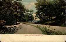 City Park Watertown New York Litho-Chrome ~ c1910 vintage postcard picture
