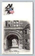 New Haven CT-Connecticut, Yale University, The Arch, Antique Vintage Postcard picture