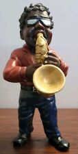 Black Americana African Art Jazz Band Saxophonist Resin Figurine 15
