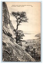 c1940's Somes Sound From Robinson Mountain Southwest Harbor Maine ME Postcard picture