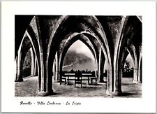 Ravello - Villa Cimbrone La Cripta Ocean View Real Photo RPPC Postcard picture