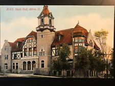 Vintage Postcard 1901-1907 Music Hall Akron Ohio (OH) picture