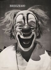 CIRCUS CARNIVAL Photo/Vintage/Early 1940's PERFORMANCE CLOWN/4x6 B&W Reprint picture