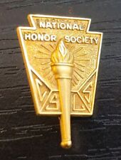 Vintage National Honor Society Member Award Pin - High School NHS Gold Filled picture